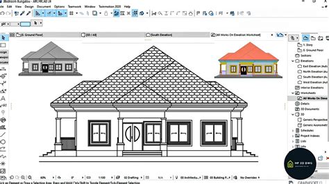 Simple Process To Drawing Elevations In Archicad Youtube