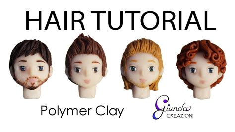 Eng Diy Male Hair With Polymer Clay Fimo Tutorial Clay Beard Youtube