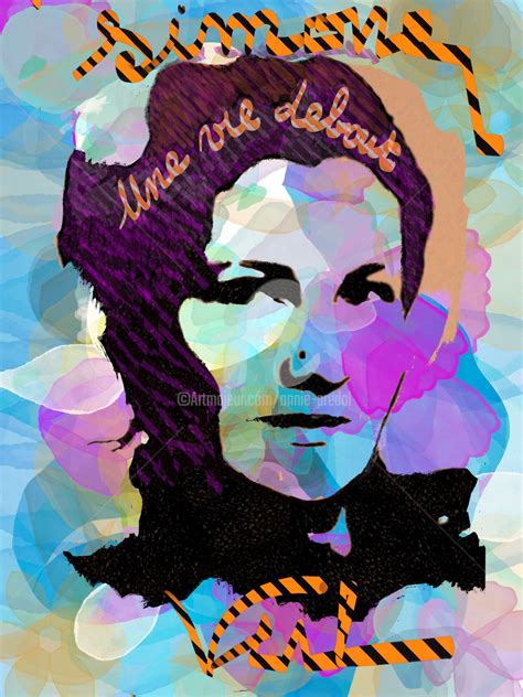 Simone Veil Arts numériques par Annie Predal Artmajeur