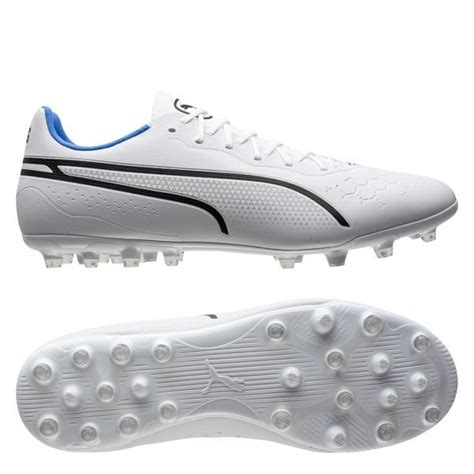 PUMA King Pro MG Supercharge Hvid Sort Blå Orange unisport dk