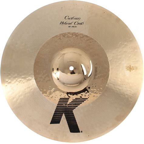 Zildjian 18 Inch K Custom Hybrid Crash Cymbal Atelier Yuwa Ciao Jp