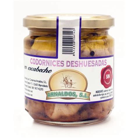 Codornices En Escabeche Arnaldos