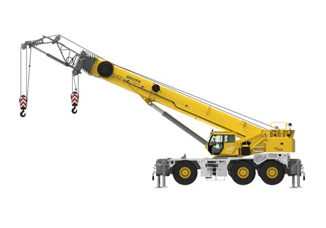 Groves New Heavy Duty Jib Equips GRT9165 Rough Terrain Crane For