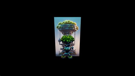 Futuristic Treehouse A futuristic treehouse w - Download Free 3D model ...