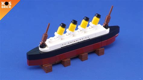 Lego Titanic Mini Ships Tutorial Youtube