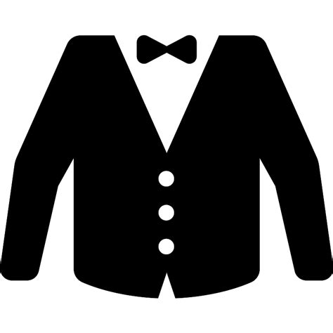 Suit With Bow Tie Vector SVG Icon SVG Repo