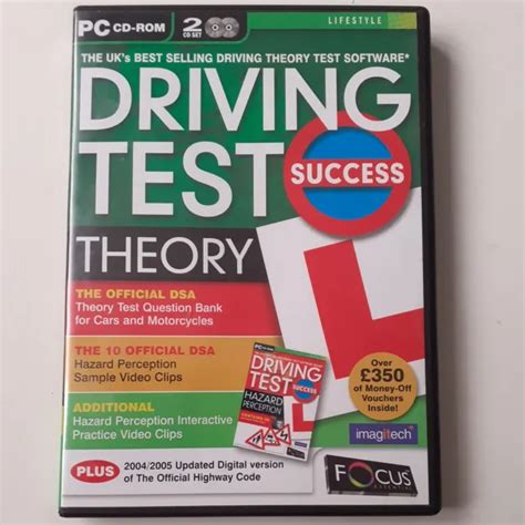 Genuine The Official Dsa Theory Test Kit Car Drivers Learners Pack Pc