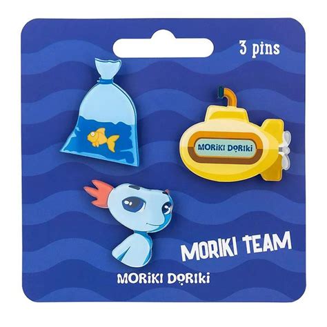 MORIKI DORIKI Набор значков MORIKI TEAM - купить с доставкой по ...