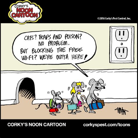 Corkys Noon Cartoon By Jon Carter By Corkys Pest Control Medium