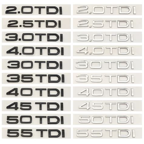 D Abs Letters Tdi Tdi Tdi Tdi Tdi Tdi Tdi Emblem For