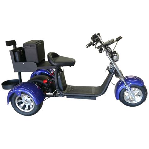 Fat Tire 3 Wheel Rebel Trike Xr” Electric Golf Scooter Extended Range