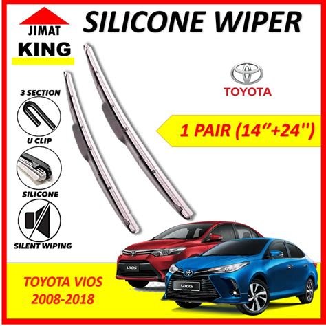 Silicone Car Wiper Windshied For Toyota Vios Wiper Kereta