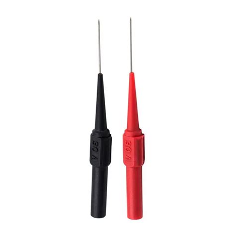 Pcs Insulation Piercing Needle Non Destructive Multimeter Test Probes