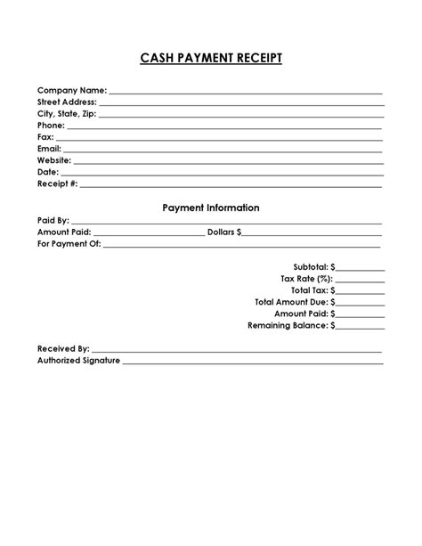 Receipt Book Templates (Word, Excel) - How to Fill Out