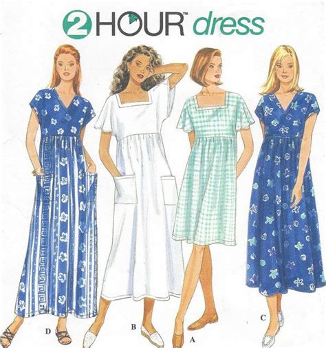 90s Plus Size Easy 2 Hour Dress Pullover House Dress Kimono Sleeves