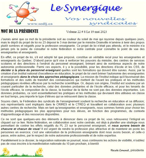 Accueil Syndicat de lenseignement de la Jonquière CSQ