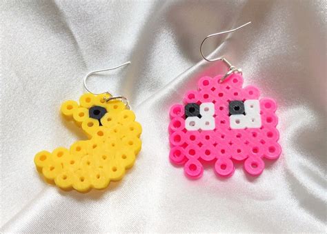 Video Game Character Perler Bead Earrings Etsy