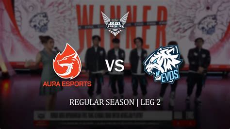 Hasil Aura Fire Vs Evos Legends Mpl Id S Regular Season Leg