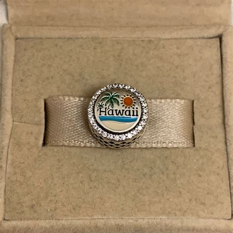 Pandora Hawaii Beach Charm Bead Button Treasured Mamenta in - Etsy