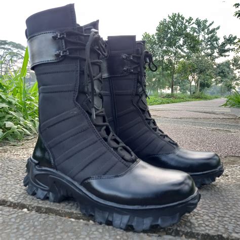 SEPATU PDL SAFETY COMMANDO NINJA KERJA DINAS LAPANGAN TNI POLRI TNI AU