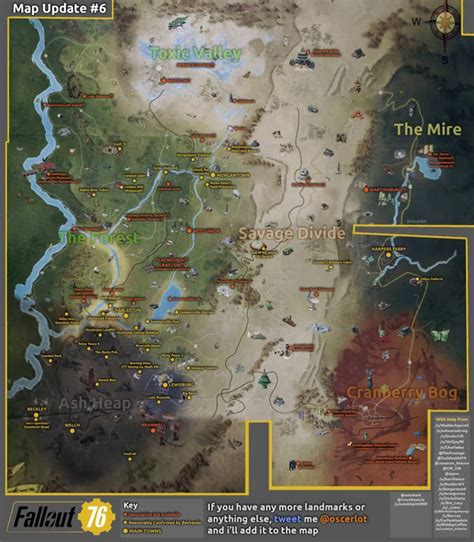 As Ser A El Mapa De Fallout Con Lo Visto Hasta Ahora Generacion Xbox