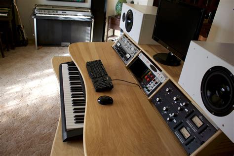 Recording Studio Desk/ 12RU Workstation/ Cabinet Grade Birch - Etsy