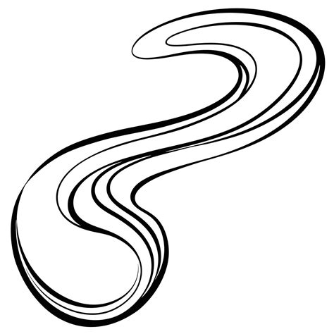 black  white drawing   curved   vector art  vecteezy