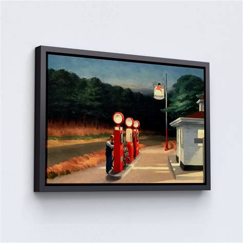 Edward Hopper Gas Station, Edward Hopper Canvas Printing, Edward Hopper ...