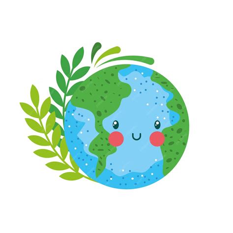 Premium Vector Earth Planet Character