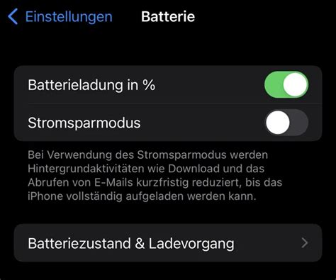 Akku Kapazität prüfen beim iPhone Blau