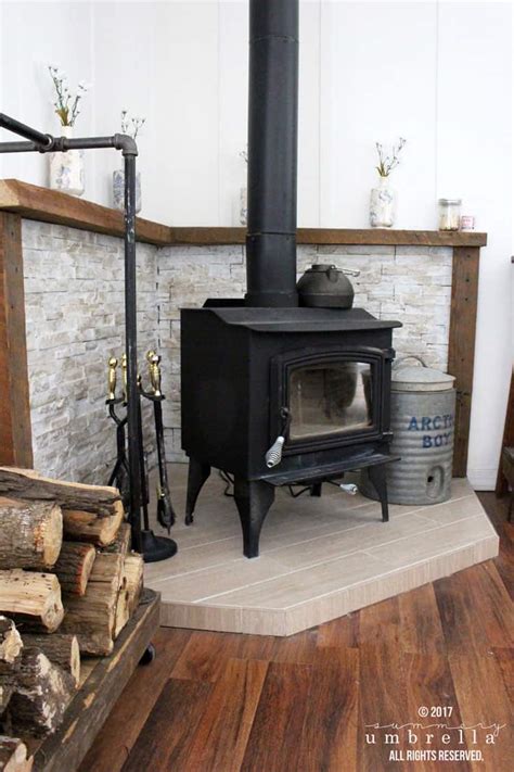 Corner Stove Fireplace Ideas – Fireplace Guide by Chris