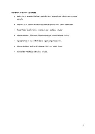 Estudo Orientado PDF