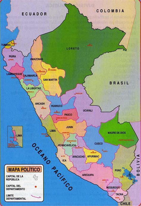 Geography Peru Map Screenshot