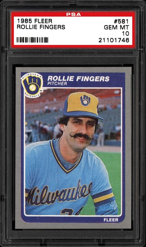 Auction Prices Realized Baseball Cards 1985 Fleer Rollie Fingers