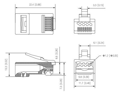 WTYK SIECIOWY DAHUA PFM976 631 PT RJ45 CAT 6 Hurton Pl