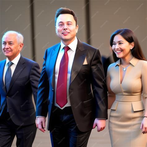Premium AI Image | smiling Elon Musk