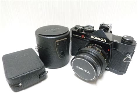 【やや傷や汚れあり】konica コニカ Autoreflex T3 オートレフレックス ボディレンズ2点hexanon Ar 50mm