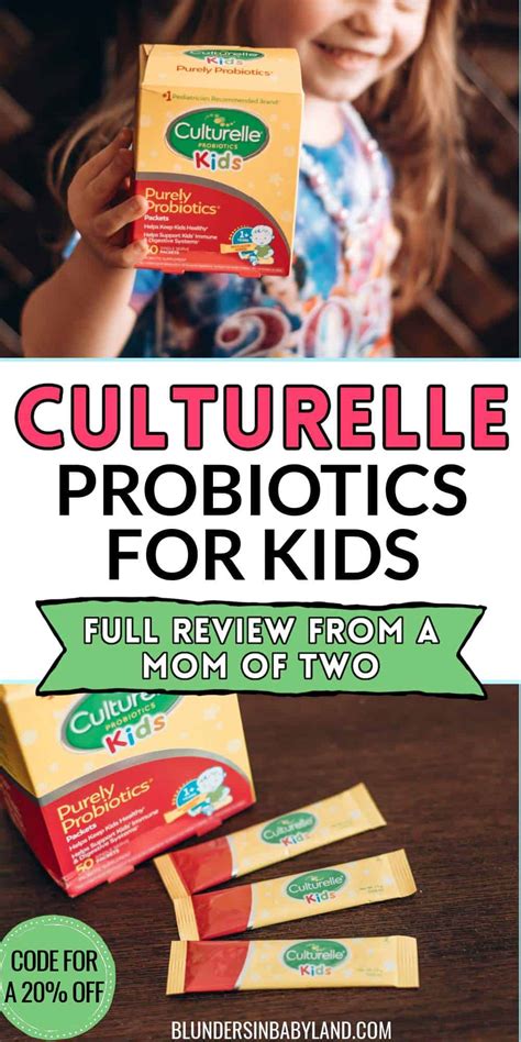Culturelle Probiotics Kids Purely Probiotic Packets: Review from a Mom ...