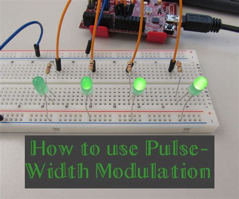 How To Use Pulse Width Modulation 7 Steps Instructables