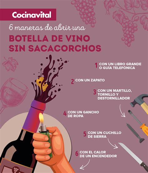 6 maneras de abrir una botella sin destapador | Trucos para destapar ...