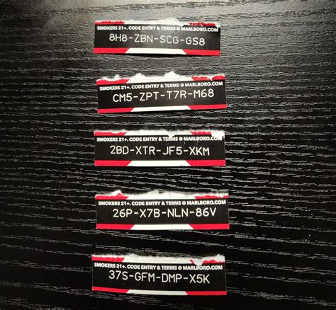 Here are some reward codes : r/Cigarettes