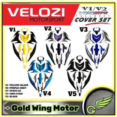 Part Velozi Yamaha Full Body Cover Set Kit Exciter Mx King Sniper Y