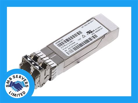 Hp 10gb Short Range Sr Multimode Sfp Fibre Transceiver Smb Servers