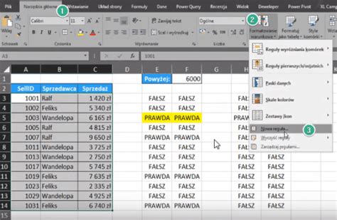 Excel Jak zaznaczyć tylko pierwszy wiersz spełniający warunek porada 348