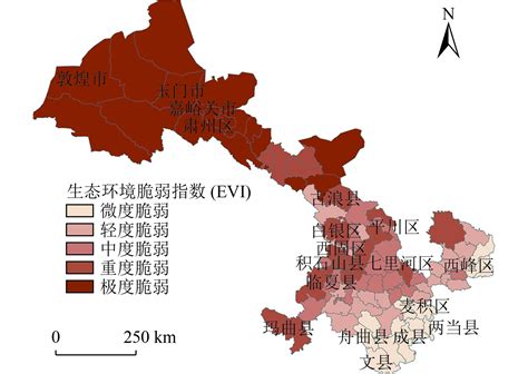 甘肃省生态脆弱性与经济综合水平耦合协调度空间格局及影响因素