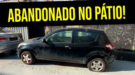 Carro Abandonado No P Tio Da Oficina Olha A Treta Youtube