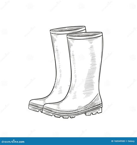 Garden Boots Icon Vector Illustration CartoonDealer 89358380