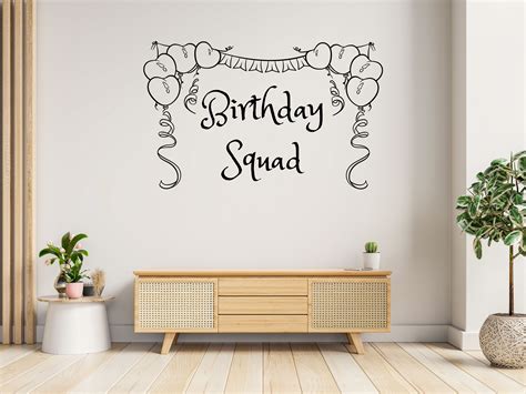 Birthday Squad Svg Birthday Crew Svg Birthday Saying Svg Birthday