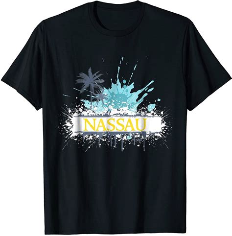 Nassau Bahamas Souvenir Palm Trees Vacation Travel T Shirt In 2020