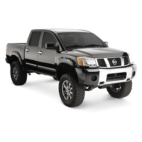 Bushwacker Nissan Titan Pocket Style Matte Black Fender Flares